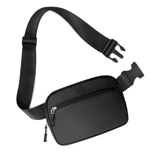 TORRYZA 2L Capacity Cross Body Fanny Packs for Women Men with Adjustable Strap, Lightweight Everywhere Belt Bag Crossbody Bags for Travel Sports Running Workout (Black）
