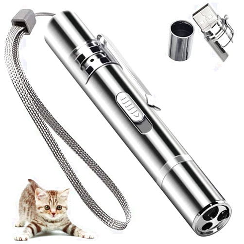IVVTRYI Pet Toy Pointer, Lighted pet Interactive Toys, Keep Cats Busy, Suitable for Kittens and Puppies Chasing and Playing