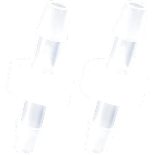 PAGOW 2 Pack 1/4 Inch (6mm) Check Valve, PVDF Wear-Resistant One-Way Check Valve for Fuel Gas Liquid Air, plastic water stops check valve, Micro Diaphragm Check Valve for Air Intake Feed