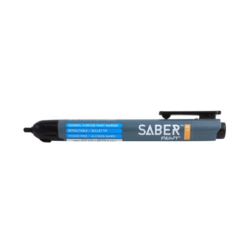 SaberPaint RT Capless Paint Marker, Each (Black)