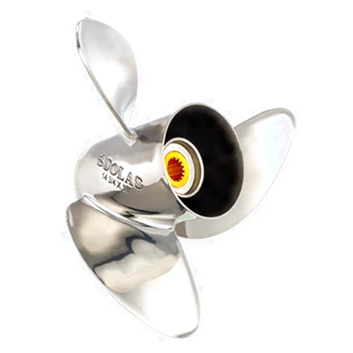 Solas 3451-139-19 HR Titan 3 Stainless Steel 3-Blade Propeller - RH, 13-7/8