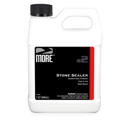 MORE Surface Care More Stone Sealer Stain Protection for Natural Stone and Tile Surfaces - Water Based Formula [Quart / 32 oz.]