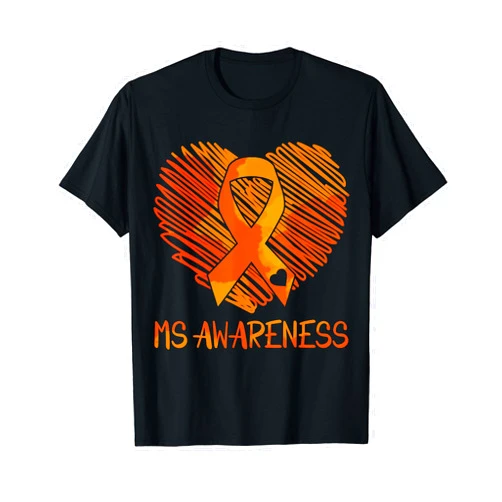 Ms Multiple Sclerosis Awareness Month Support JM0 Ms Awareness Multiple Sclerosis Awareness T-Shirt