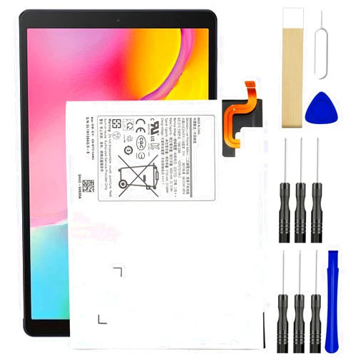 DDONG PLUS smt510 Replacement Battery EB-BT515ABU Battery [Upgraded] for Samsung Galaxy Tab A 10.1 2019 SM-T510 SM-T515 Battery T510 Battery T515 Battery Free Adhesive Tool Kits