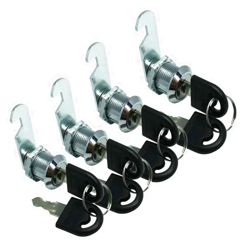 SMBBIT 12/19 in (16mm) Cabinet Keyed Cam Locks Cylinder Lock Security Drawer Door Mailbox Cabinet Tool Box Lock (4Pack)