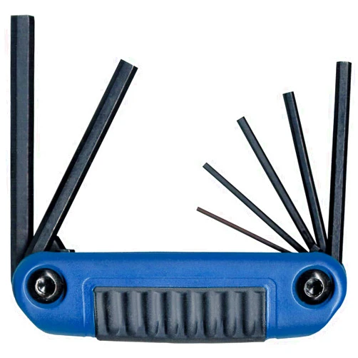 Eklind Tool EKLIND 25171 Ergo-Fold Fold-up Hex Key allen wrench - 7pc set Metric MM sizes 1.5-6