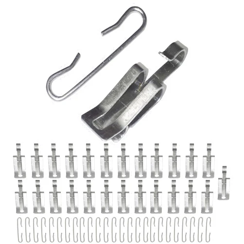 Foileon 25 Pack Heating Cable Pads and Clips Kit Heat Tape for Roof Shingles and Gutters,Easy to Install Ice Heat Cables for Roofs Prevent Snow and Ice Damage Also Available for Christmas String Light Hooks