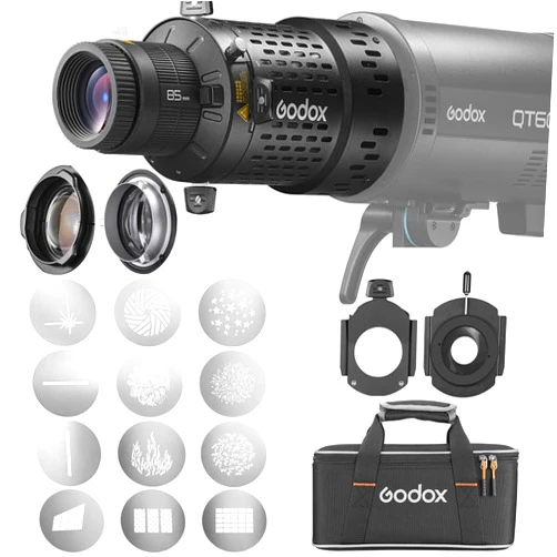 GODOX BFP Flash Light Projector, for DP400IIIV DP600IIIV QT400III QT600III SK400II SK400IIV MS300 AD600Pro Strobe Flash Light and GODOX Mount AD300Pro ML60BI ML60IIBi with MLP-ID + SA-09003