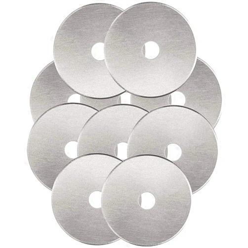 KISSWILL Rotary Cutter Blades 45mm 10 Pack by KISSWILL, Fits Fiskars, Olfa, Martelli, Dremel, Truecut, DAFA Rotary Cutter Replacement for Quilting Scrapbooking Sewing Arts &Crafts, Sharp and Durable