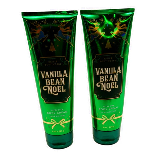 Bath & Body Works Bath and Body Works 2 Pack Vanilla Bean Noel Ultra Shea Body Cream 8 Oz.