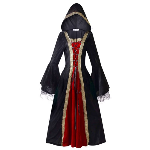 Colorful House Victorian Ball Gown Dress Medieval Dress for Women Renaissance Costume Long Sleeve Floral Dress