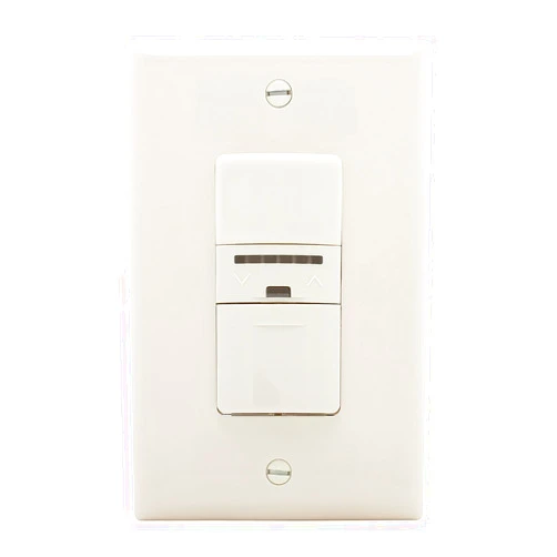 Eaton VS106D1-LA 600W INC/H/MLV Vacancy Sensor with Dimmer, Light Almond