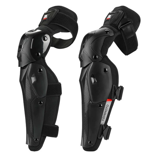 KEMIMOTO CE Level 2 Motorcycle Knee-and-Shin Guards Pads for Men 2Pcs Powersports Protective Motocross/Racing/Dirt Bike Gear Rodilleras para Moto