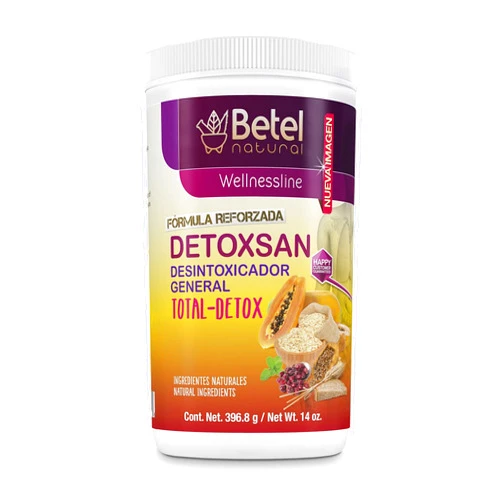 Vivioptal Vitamins Detoxsan Total Detox Powder - Colon Cleanse and More - Betel Natural 14 Oz