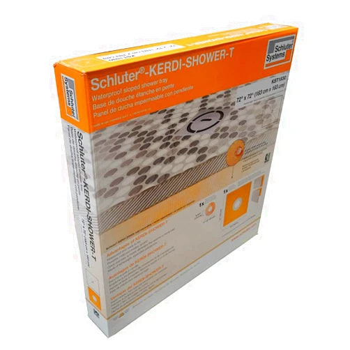 Schluter Kerdi Prefabricated Sloped Shower Tray - Waterproof, Ready to Tile - Lightweight Polystyrene, 72