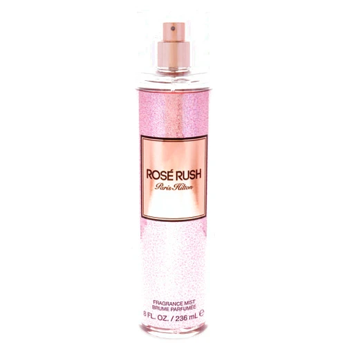 Paris Hilton Rose Rush Body Spray for Women | Floral and Fruity Fragrance | Notes of Rose Petals, Papaya and Amber | Feminine, Flirty and Long-Lasting | 8 Oz