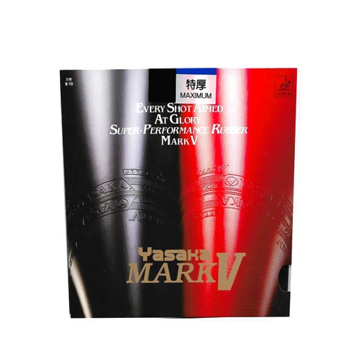 Yasaka Mark V 30 Table Tennis Rubber (Black, Max)