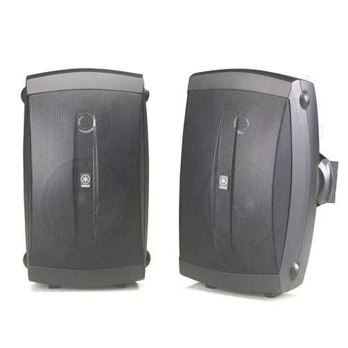 YAMAHA NS-AW150BL 2-Way Indoor/Outdoor Speakers (Pair, Black) - Wired