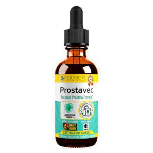 Rejuvica Health Prostavec - Advanced Prostate Support Supplement - Liquid Delivery for Better Absorption - Pygeum, Saw Palmetto, Stinging Nettle, Turmeric, Damiana & More!