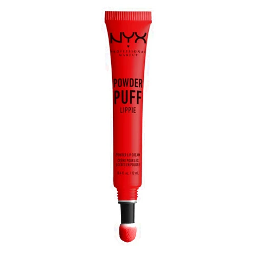 NYX PROFESSIONAL MAKEUP Powder Puff Lippie Lip Cream, Liquid Lipstick - Puppy Love (Warm Medium Peach) Puppy Love 0.4 Fl Oz (Pack of 1)