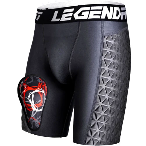 Legendfit Men Baseball Sliding Underwear w/Cup Athletic Padded Compression Shorts Protector Support Football