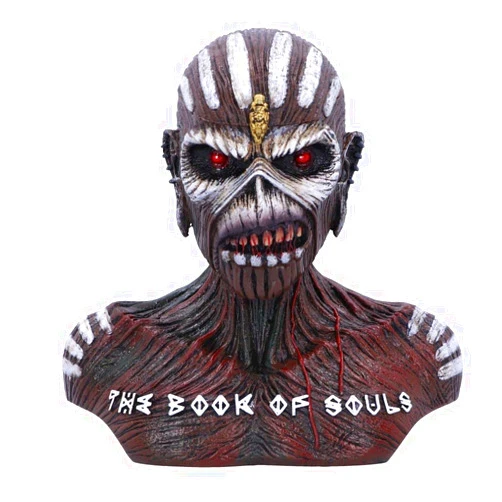 Nemesis Now Officially Licensed Iron Maiden The Book of Souls Bust Box (Small) Brown, 11.5cm