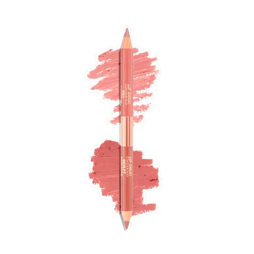 Charlotte Tilbury Lip Cheat Contour Duo - Dual-Sided Lip Liner Pencil to Sculpt & Fill for an Easy Contour Effect - Helps Prevent Lipstick Feathering
