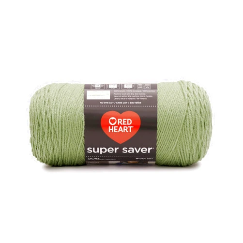 RED HEART Super Saver Yarn, Frosty Green