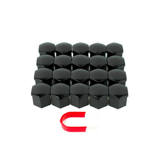 GENERIC VLUXAUTO - Lug Nut Covers for Land Rover Range Rover & Sport Wheel Nut Covers/Lug Nut Covers - Glossy Black