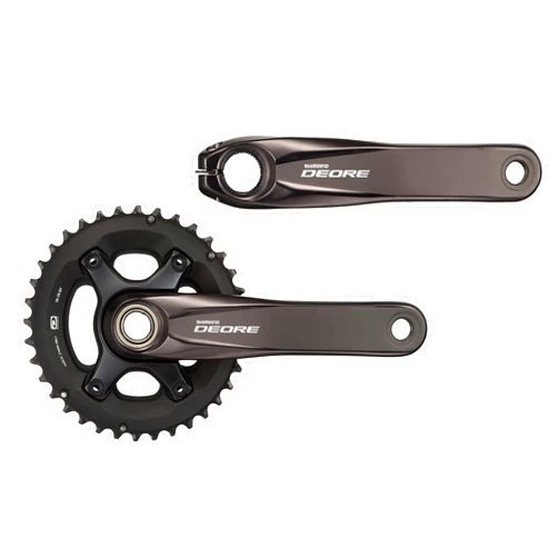 SHIMANO Front CHAINWHEEL, FC-M6000-2, DEORE, for Rear 10-Speed, 2-PCS FC, 175MM 38-28T Without CG, W/O BB Parts