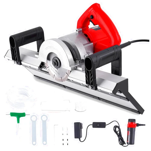 YUCHENGTECH Electric Tile Bevel Cutter 45 Degree Tile Chamfering Tool Tile Chamfering Machine Tile Cutter Tool with Auto Spraying System for Large Format Tile Ceramic Porcelain
