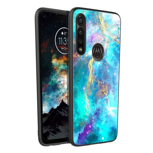 BENTOBEN Phone Case Compatible with Moto G Power Case, Slim Fit Glow in The Dark Hybrid Hard PC Soft TPU Bumper Shockproof Protective Girls Women Boys Men Cover for Moto G Power 6.4