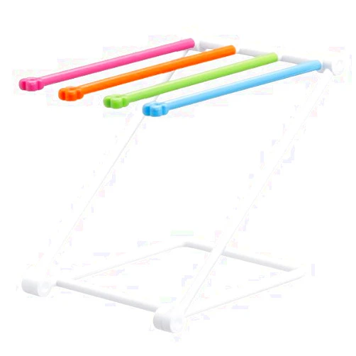 Skater FST1 Dish Towel Dry Stand, Flowers, Dish Towel Holder, Made in Japan