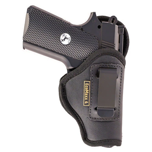 Maxx Carry IWB Gun Holster Conceal Carry, Soft Leatherette Material, Suede Interior, Fits All 1911 3