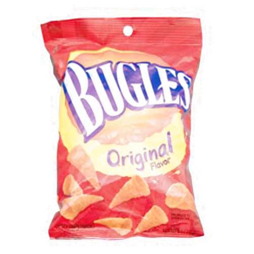 General Mills Bugles Original Flavor Crispy Corn Snacks, 3.0 oz