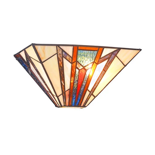 RADIANCE goods Tiffany-Style 1 Light Mission Indoor Wall Sconce 12
