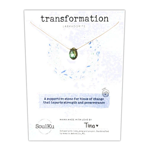 SoulKu Luxe Inspirational Necklace, Empowerment Jewelry, Handcrafted Necklace For Women, Gift For Mom, 2