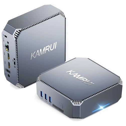 KAMRUI AK2 Plus N100 Mini PC with Windows 11, 16GB DDR4 RAM 512GB SSD Mini Desktop Computers, Supports Dual 4K Displays for Home School Office