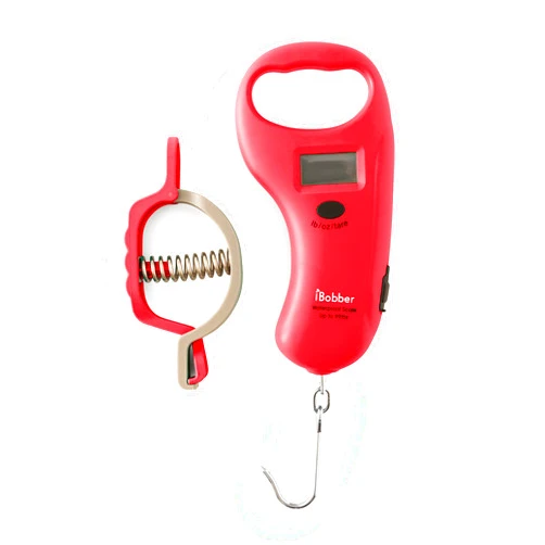 ReelSonar iBobber Waterproof and Floating Digital Fish Scale IP68 Rating, Weights up to 99 LB or 45 KG, Incredibly Simple to Use, Comes with Quick-Release Fish Gripper