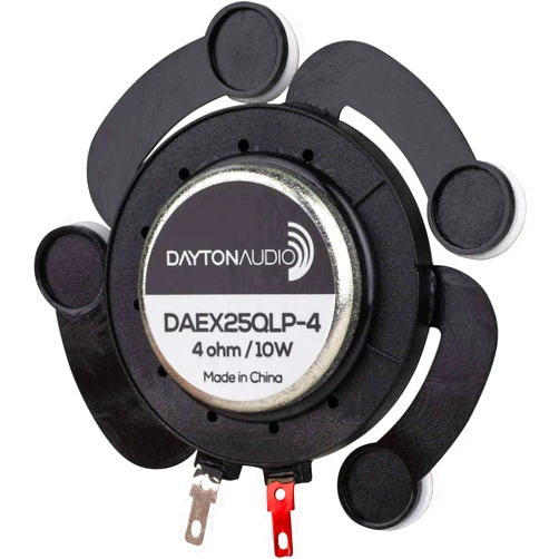 Dayton Audio DAEX25QLP-4 Quad Feet Low Profile 25mm Exciter 10W 4 Ohm
