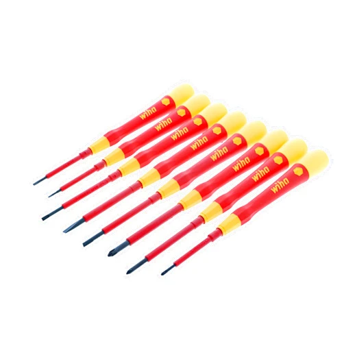 Wiha 32088 8 Piece Insulated PicoFinish Precision Screwdriver Set