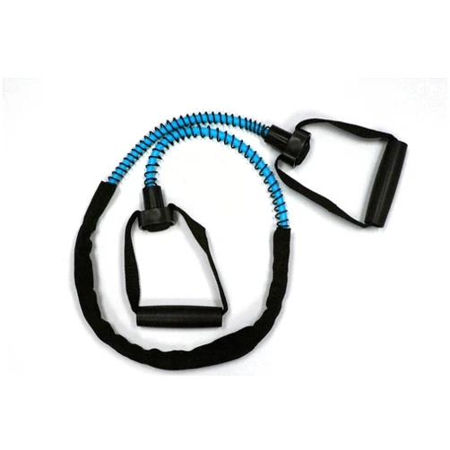 Aeromat Elite Ex-Cord Fitness Tube, Pp Grip, Medium - Light Blue