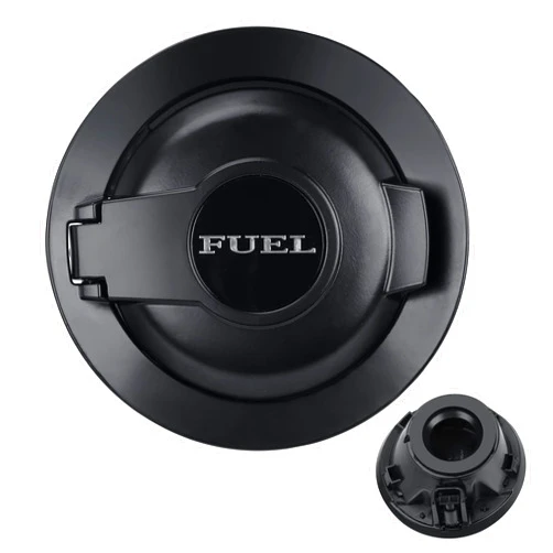 Parfyter 68250120AA Fuel Filler Door Cap Matte Black Gas Cover Cap Vapor Edition Compatible with 2008-2023 Dodge Challenger