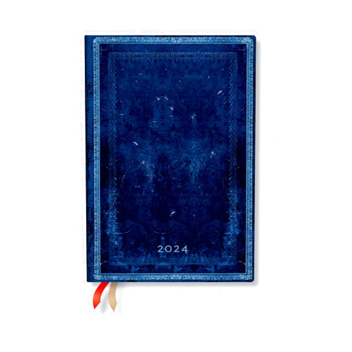Paperblanks/Paper Blanks DJ0779-1 2024 Diary Hardcover Midi Ink Blot