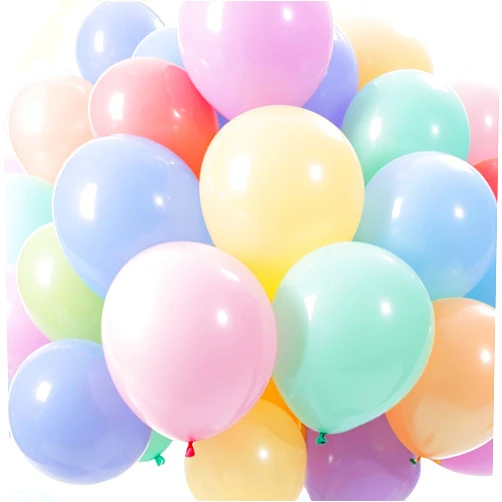 MAQIHAN 100PCS Pastel Balloon Arch - Pastel Rainbow Macaron Balloons Colorful Latex Balloon Assorted Colors Globos De CumpleañOs Girls Birthday Baby Shower Gender Reveal Wedding Party Decorations（12