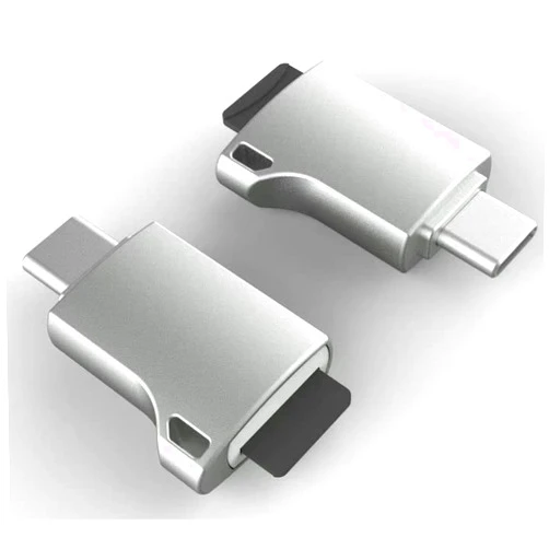 Generic Free Engraving Type C USB C Microsd TF Card Reader