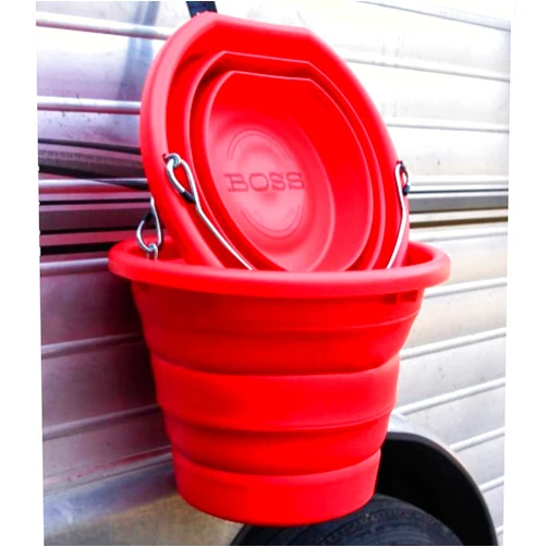 Boss Equine Products Boss Bucket (Red)
