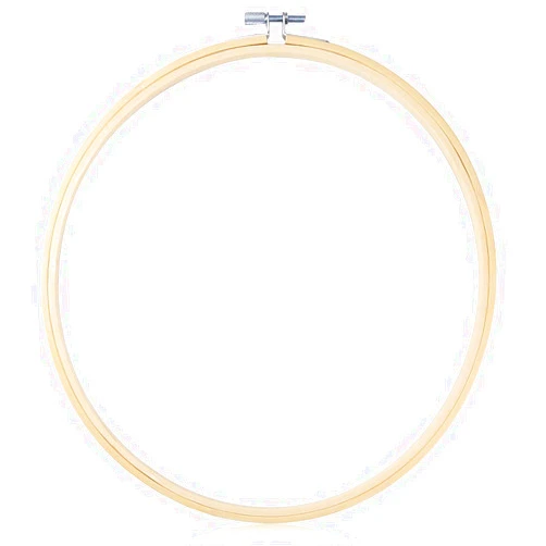 Caydo 12 Inch Embroidery Hoop Circle Cross Stitch Hoop Ring for Art Craft Handy Sewing