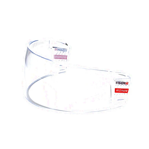 Hockeyninja Ronin X Hockey Visor with Anti Fog and Anti Scratch Coating - Impact Resistant - Universal Helmet Fit with Premium Mounting Hardware Included - CE Certified