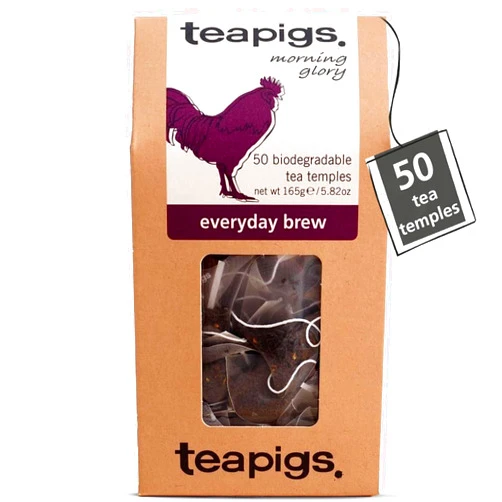 Teapigs Everyday Brew 165 g (Pack of 1, Total 50 Tea Bags)
